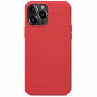 For iPhone 13 Pro NILLKIN Super Frosted Shield Pro PC + TPU Protective Case (Red) - 1