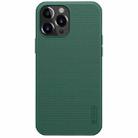 For iPhone 13 Pro NILLKIN Super Frosted Shield Pro PC + TPU Protective Case (Dark Green) - 1