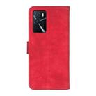 For OPPO A16 Antelope Texture Magnetic Buckle Horizontal Flip PU Leather Case with Card Slots & Wallet & Holder(Red) - 2