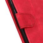 For OPPO A16 Antelope Texture Magnetic Buckle Horizontal Flip PU Leather Case with Card Slots & Wallet & Holder(Red) - 6