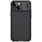 For iPhone 13 mini NILLKIN Black Mirror Pro Series Camshield Full Coverage Dust-proof Scratch Resistant Phone Case (Black) - 1