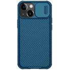 For iPhone 13 mini NILLKIN Black Mirror Pro Series Camshield Full Coverage Dust-proof Scratch Resistant Phone Case (Blue) - 1