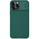 For iPhone 13 Pro Max NILLKIN Black Mirror Pro Series Camshield Full Coverage Dust-proof Scratch Resistant Phone Case (Green) - 1