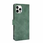 For iPhone 13 Pro Max Solid Color Skin Feel Magnetic Buckle Horizontal Flip Calf Texture PU Leather Case with Holder & Card Slots & Wallet (Green) - 3