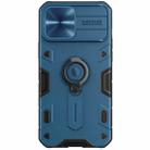 For iPhone 13 Pro Max NILLKIN Shockproof CamShield Armor Protective Case with Invisible Ring Holder (Blue) - 1