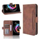 For Motorola Moto Edge 20 Lite Skin Feel Calf Pattern Horizontal Flip Leather Case with Holder & Card Slots & Photo Frame(Brown) - 1