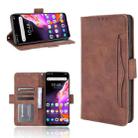 For Infinix Hot 10s/10s NFC/10T Skin Feel Calf Pattern Horizontal Flip Leather Case with Holder & Card Slots & Photo Frame(Brown) - 1