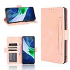 For Infinix Note 10 Pro/Note 10 Pro NFC Skin Feel Calf Pattern Horizontal Flip Leather Case with Holder & Card Slots & Photo Frame(Pink) - 1