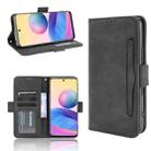 For Xiaomi Redmi Note 10 JP Version Skin Feel Calf Pattern Horizontal Flip Leather Case with Holder & Card Slots & Photo Frame(Black) - 1