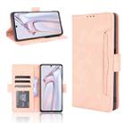 For Blackview A100 Skin Feel Calf Pattern Horizontal Flip Leather Case with Holder & Card Slots & Photo Frame(Pink) - 1