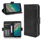 For Nokia C01 Plus Skin Feel Calf Pattern Horizontal Flip Leather Case with Holder & Card Slots & Photo Frame(Black) - 1