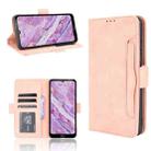 For Nokia C10/C20 Skin Feel Calf Pattern Horizontal Flip Leather Case with Holder & Card Slots & Photo Frame(Pink) - 1