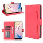 For Oukitel C21 Pro Skin Feel Calf Pattern Horizontal Flip Leather Case with Holder & Card Slots & Photo Frame(Red) - 1