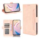 For Oukitel C21 Pro Skin Feel Calf Pattern Horizontal Flip Leather Case with Holder & Card Slots & Photo Frame(Pink) - 1