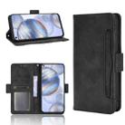 For Oukitel C21/C21 Pro Skin Feel Calf Pattern Horizontal Flip Leather Case with Holder & Card Slots & Photo Frame(Black) - 1