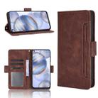 For Oukitel C21/C21 Pro Skin Feel Calf Pattern Horizontal Flip Leather Case with Holder & Card Slots & Photo Frame(Brown) - 1