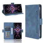 For Xiaomi Poco F3 GT/Redmi K40 Gaming Skin Feel Calf Pattern Horizontal Flip Leather Case with Holder & Card Slots & Photo Frame(Blue) - 1