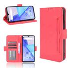 For Umidigi Power 5 Skin Feel Calf Pattern Horizontal Flip Leather Case with Holder & Card Slots & Photo Frame(Red) - 1