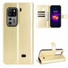 For Ulefone Armor 11 5G/11T 5G Crazy Horse Texture Horizontal Flip Leather Case with Holder & Card Slots & Lanyard(Gold) - 1