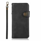 For Xiaomi Poco X3 GT KHAZNEH Dual-Splicing Cowhide Texture Horizontal Flip Leather Case with Holder & Card Slots & Wallet & Photo Frame & Lanyard(Black) - 3