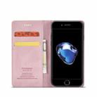 For iPhone SE 2022 / SE 2020 / 8 / 7 Forwenw F2 Series Magnetic Horizontal Flip Leather Case with Holder & Card Slots & Wallet(Rose Gold) - 6