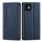 For iPhone 11 Forwenw F2 Series Magnetic Horizontal Flip Leather Case with Holder & Card Slots & Wallet (Blue) - 1