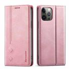 For iPhone 11 Pro Forwenw F2 Series Magnetic Horizontal Flip Leather Case with Holder & Card Slots & Wallet (Rose Gold) - 1
