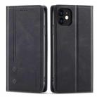 For iPhone 12 mini Forwenw F2 Series Magnetic Horizontal Flip Leather Case with Holder & Card Slots & Wallet (Black) - 1