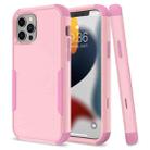 For iPhone 13 Pro Max Commuter Shockproof TPU + PC Protective Case (Pink) - 1