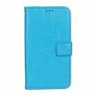 idewei Crazy Horse Texture Horizontal Flip Leather Case with Holder & Card Slots & Wallet For OPPO Realme GT Master(Sky Blue) - 2