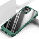 For iPhone 13 Shockproof TPU + PC Protective Case (Dark Green) - 1