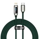 Baseus CATLSK-A06 20W USB-C / Type-C to 8 Pin Display Fast Charging Data Cable, Cable Length: 2m(Dark Green) - 1