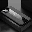 For iPhone 11 XINLI Stitching Cloth Textue Shockproof TPU Protective Case(Grey) - 1