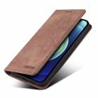 For iPhone 13 Pro TAOKKIM Retro Matte PU Horizontal Flip Leather Case with Holder & Card Slots (Brown) - 4