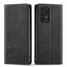 For Samsung Galaxy A52 5G Forwenw F2 Series Magnetic Horizontal Flip Leather Case with Holder & Card Slots & Wallet(Black) - 1