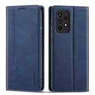For Samsung Galaxy A52 5G Forwenw F2 Series Magnetic Horizontal Flip Leather Case with Holder & Card Slots & Wallet(Blue) - 1
