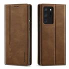 For Samsung Galaxy Note20 Ultra Forwenw F2 Series Magnetic Horizontal Flip Leather Case with Holder & Card Slots & Wallet(Brown) - 1