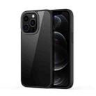 For iPhone 13 Pro Ming Shield Hybrid Frosted Transparent PC + TPU Scratchproof Shockproof Case (Black) - 1