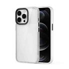 For iPhone 13 Pro Ming Shield Hybrid Frosted Transparent PC + TPU Scratchproof Shockproof Case (Transparent) - 1