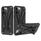 For iPhone 13 Pro Shockproof TPU + PC Protective Case with Holder (Black) - 1