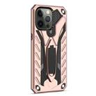 For iPhone 13 Pro Max Shockproof TPU + PC Protective Case with Holder (Rose Gold) - 3