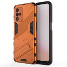 For OPPO A93s 5G Punk Armor 2 in 1 PC + TPU Shockproof Case with Invisible Holder(Orange) - 1