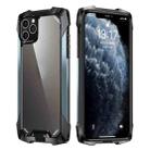 R-JUST Metal Airbag Shockproof Protective Case For iPhone 13 mini(Navy Blue) - 1