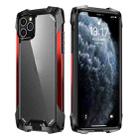 For iPhone 13 Pro Max R-JUST Metal Airbag Shockproof Protective Case (Red) - 1