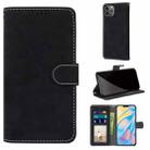 Retro Frosted Horizontal Flip PU Leather Case with Holder & Card Slots & Wallet & Photo Frame For iPhone 13 Pro Max(Black) - 1