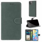 Retro Frosted Horizontal Flip PU Leather Case with Holder & Card Slots & Wallet & Photo Frame For iPhone 13 Pro Max(Green) - 1