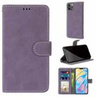 Retro Frosted Horizontal Flip PU Leather Case with Holder & Card Slots & Wallet & Photo Frame For iPhone 13 Pro Max(Purple) - 1