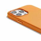 R-JUST Shockproof Magnetic Cowhide Leather Magsafe Case For iPhone 13 Pro Max(Yellow) - 6