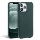 R-JUST Shockproof Magnetic Cowhide Leather Magsafe Case For iPhone 13 Pro Max(Dark Green) - 1