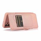Push Window Double Buckle PU + Silicone Horizontal Flip Leather Case with Holder & Card Slot For Samsung Galaxy A32(Rose Gold) - 5